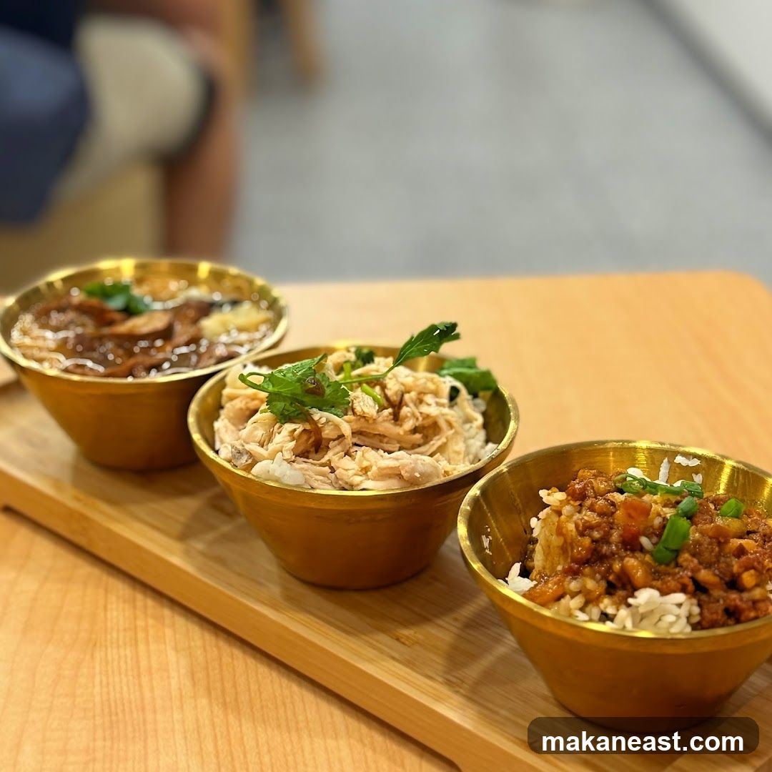 Three Bowls of Food
