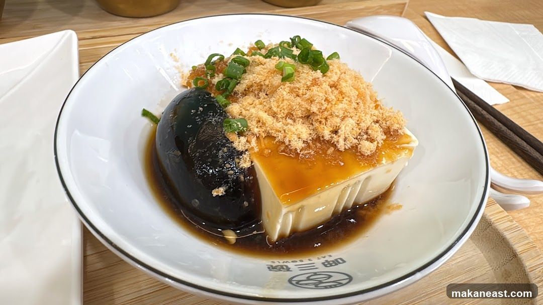 Century Egg and Tofu Dish