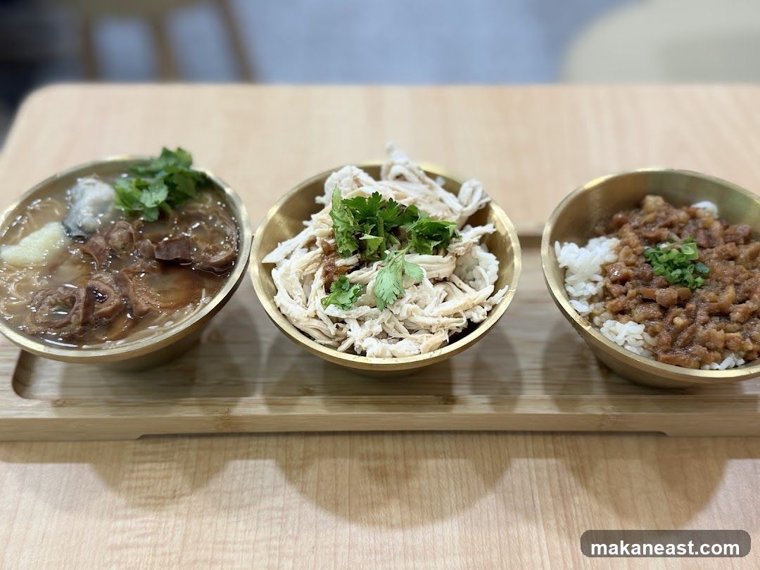 Three Bowls of Food