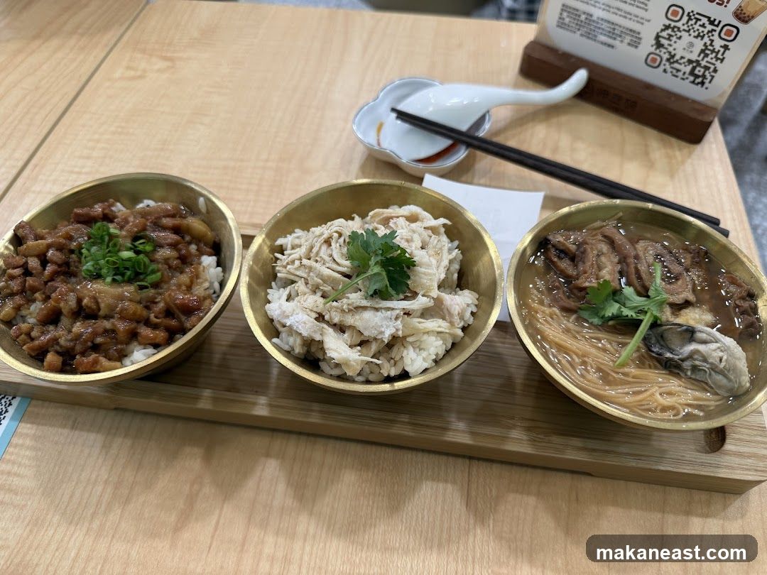 Three Bowls of Food