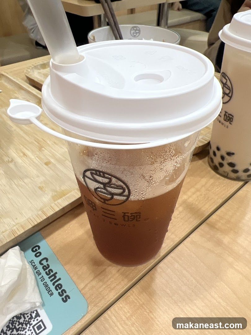 Beverage Cup with Straw