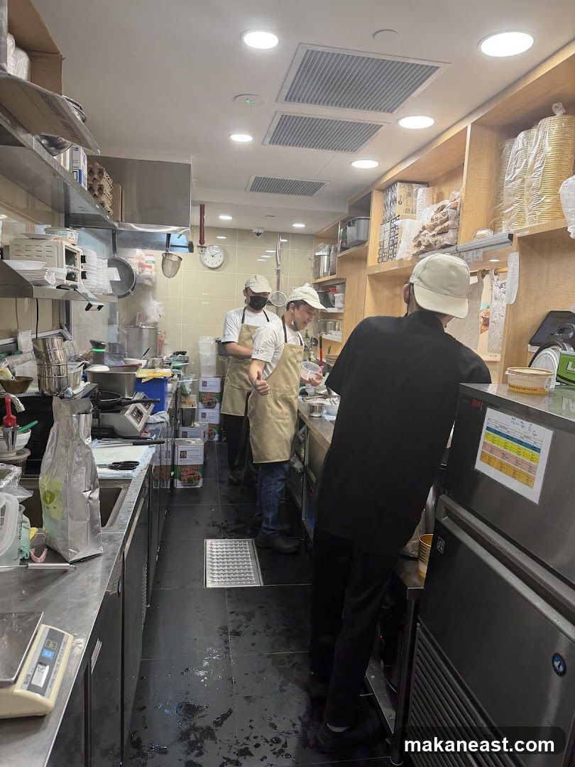 Kitchen Staff Preparing Food