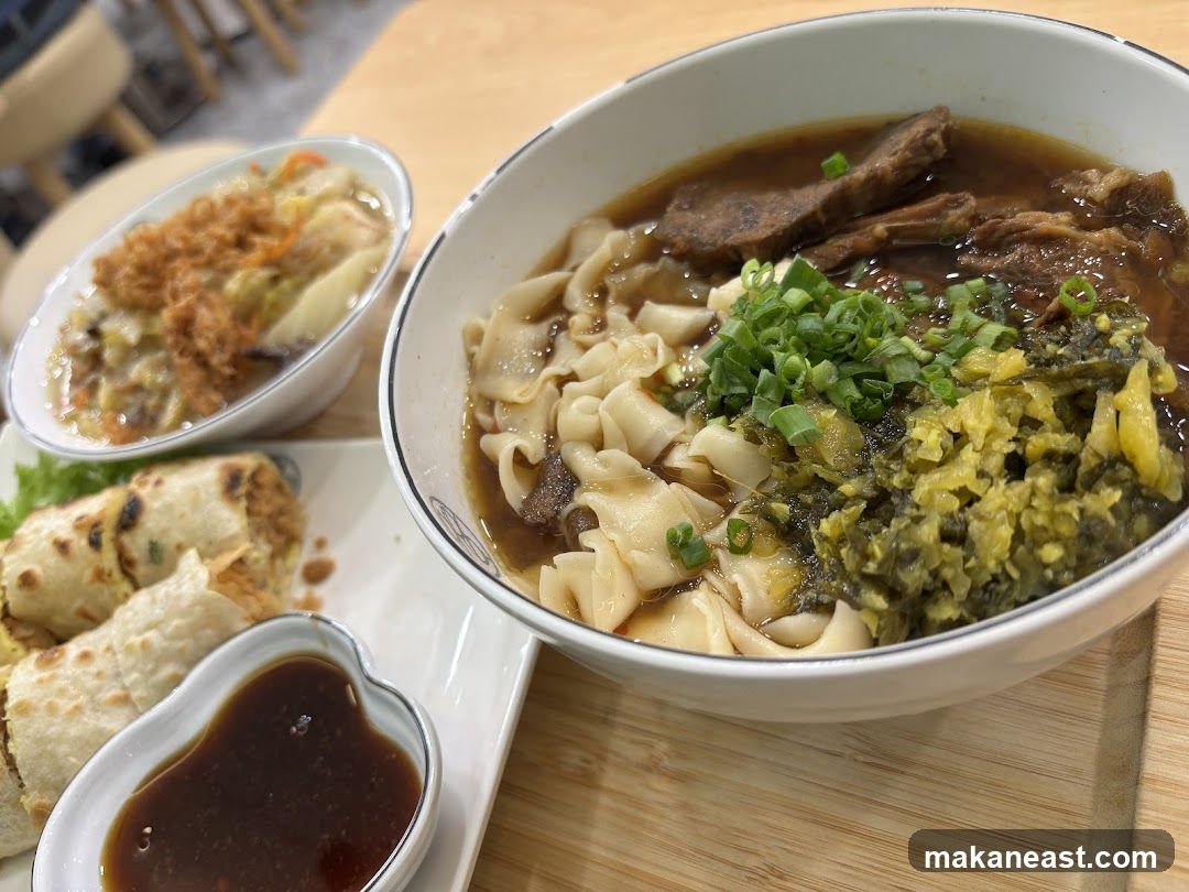 Beef Noodle Soup and Wraps