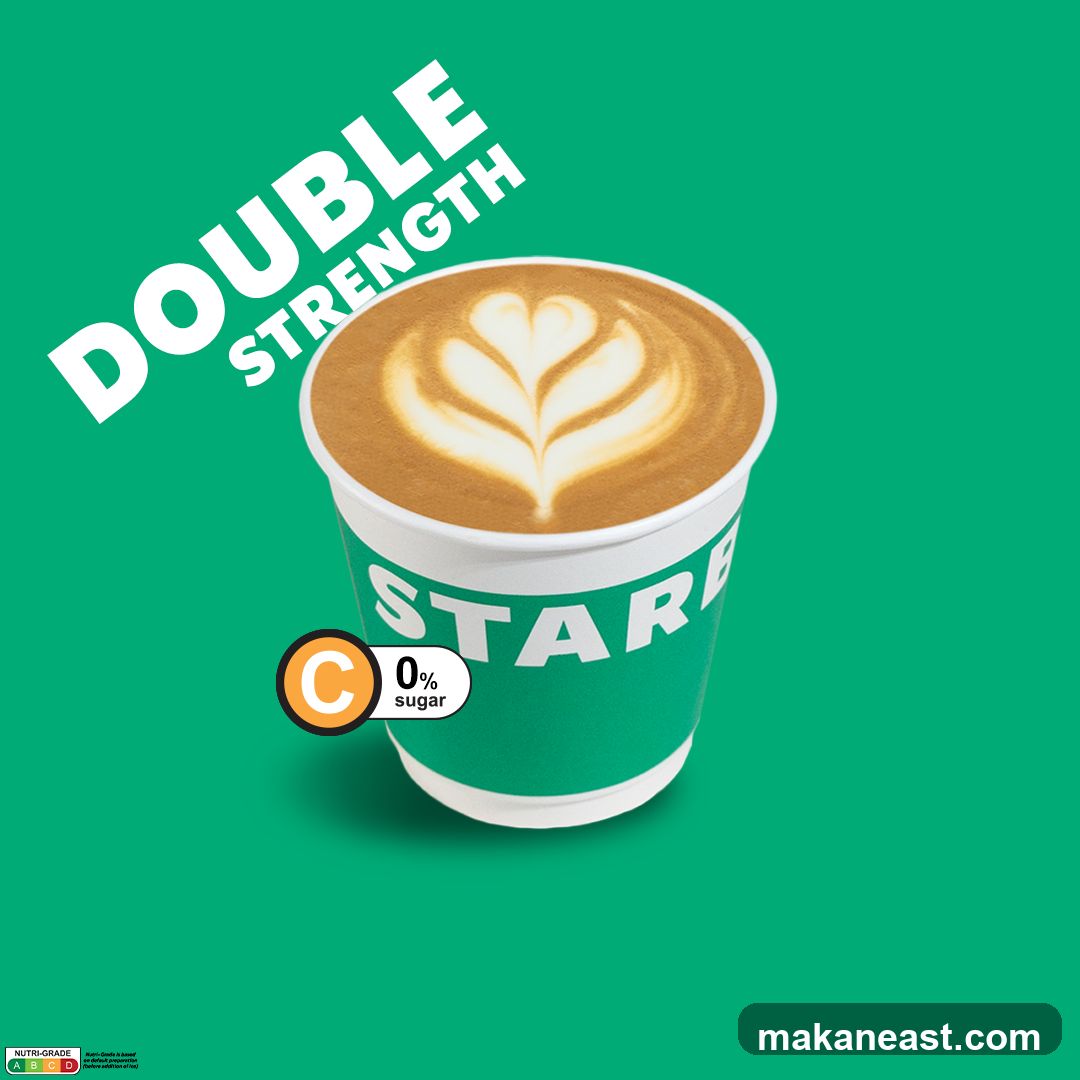 Double Strength Coffee with 0% Sugar