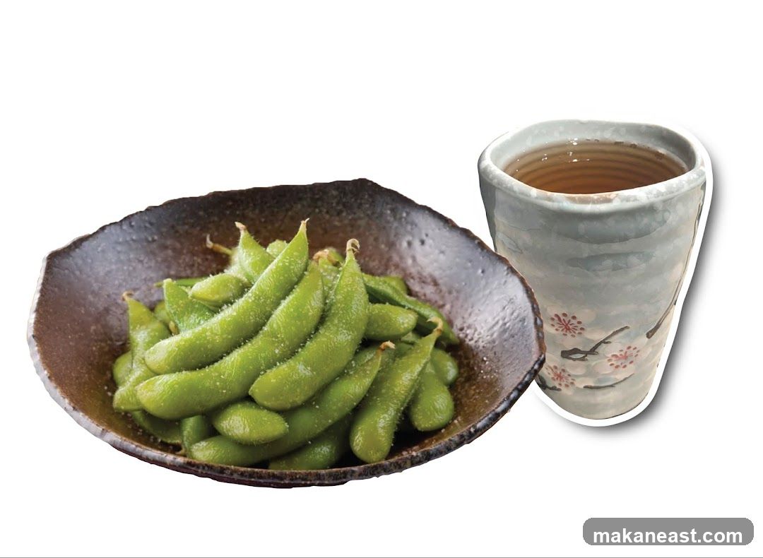 Edamame and Tea