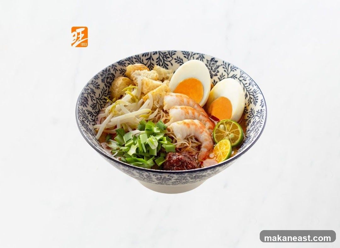 Laksa with Shrimp and Egg