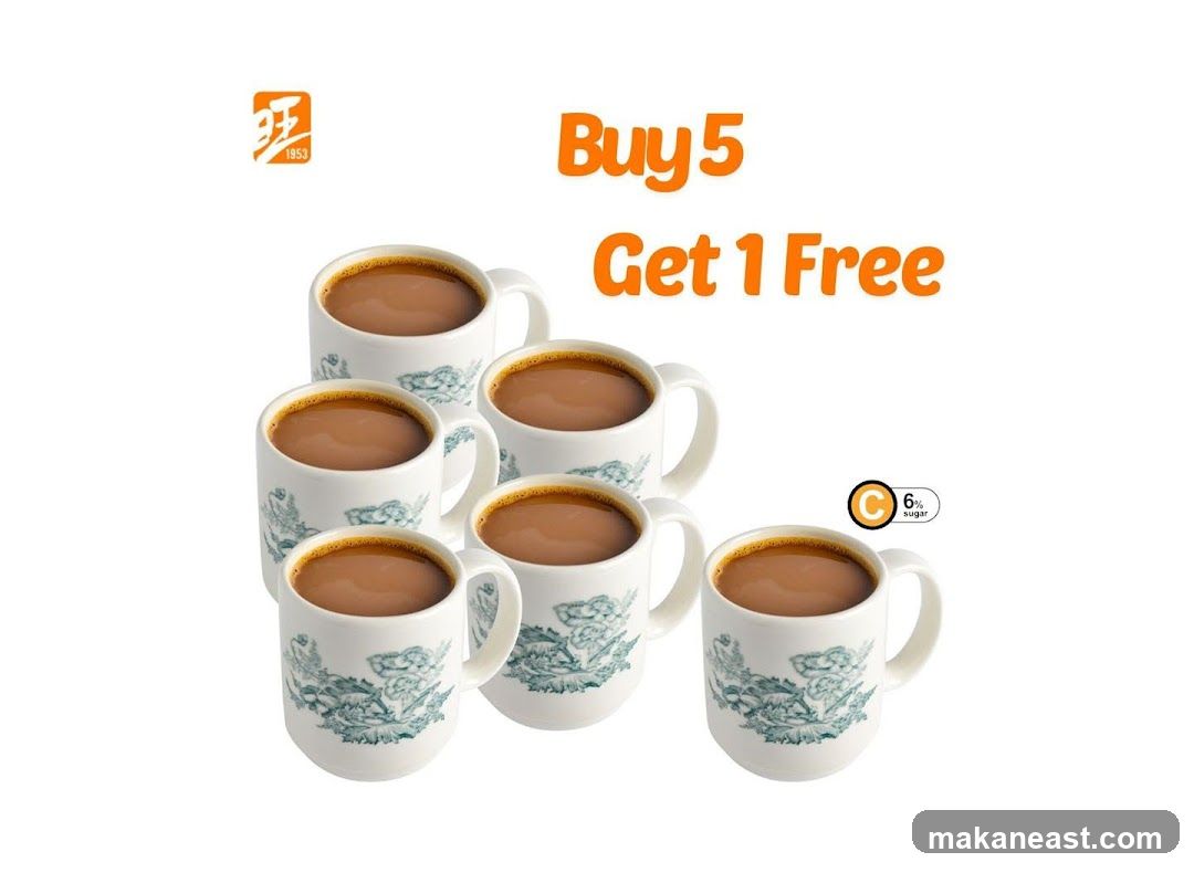 Buy 5 Get 1 Free Coffee Promotion