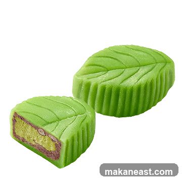 Green Leaf-Shaped Pastries