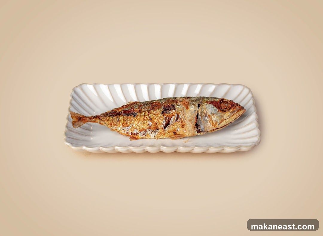 Fried Fish on a Plate