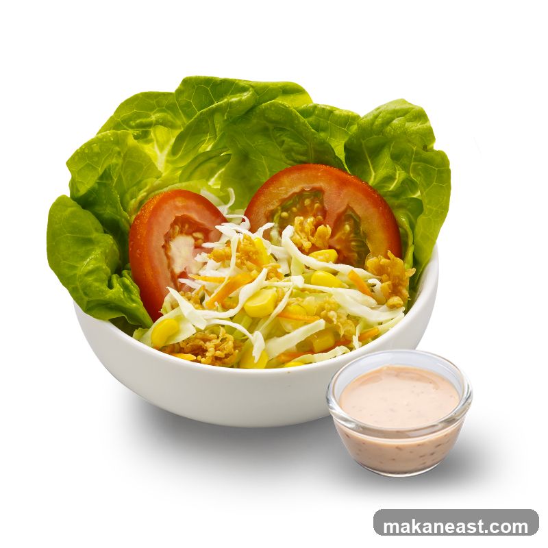 Salad with Dressing