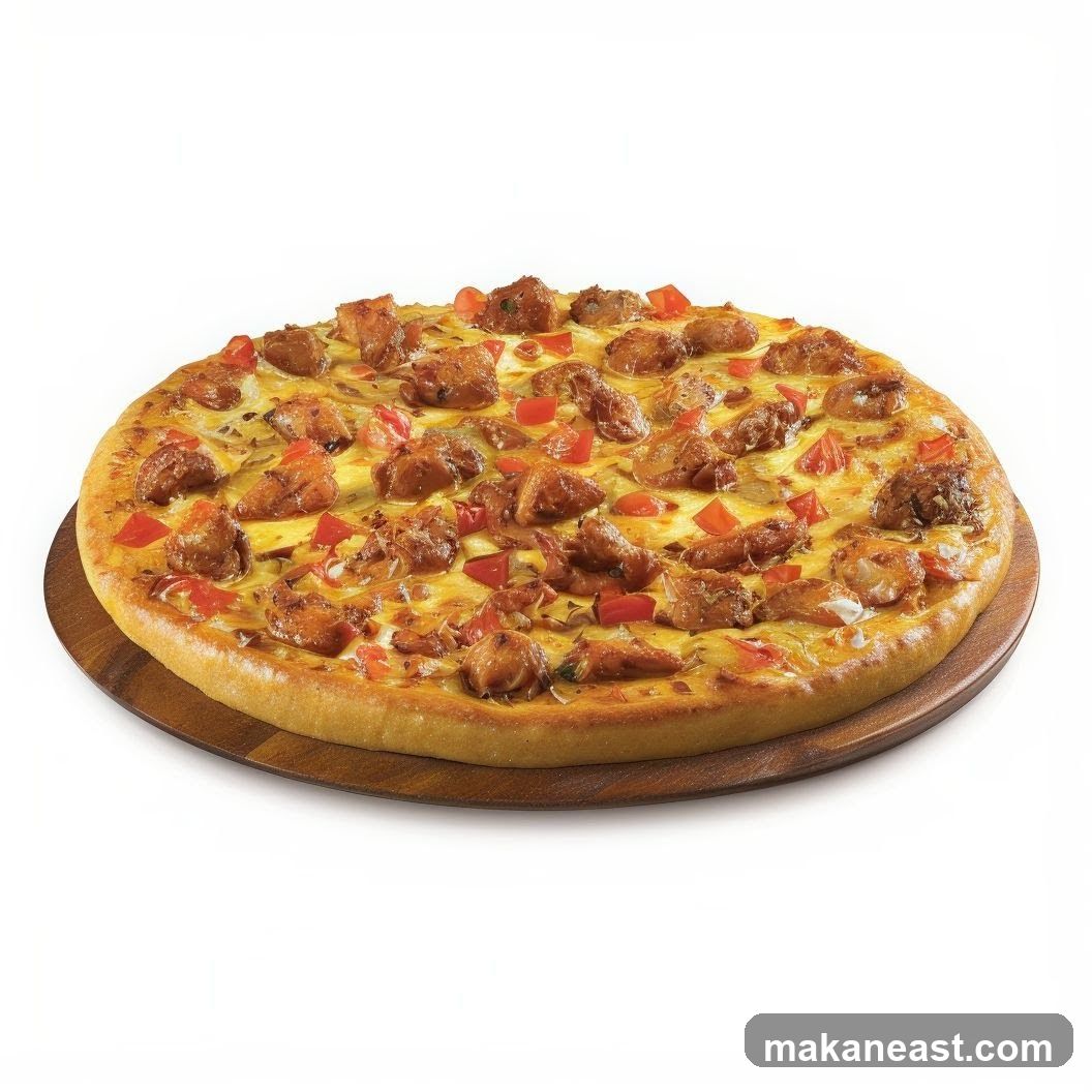 Chicken and Tomato Pizza