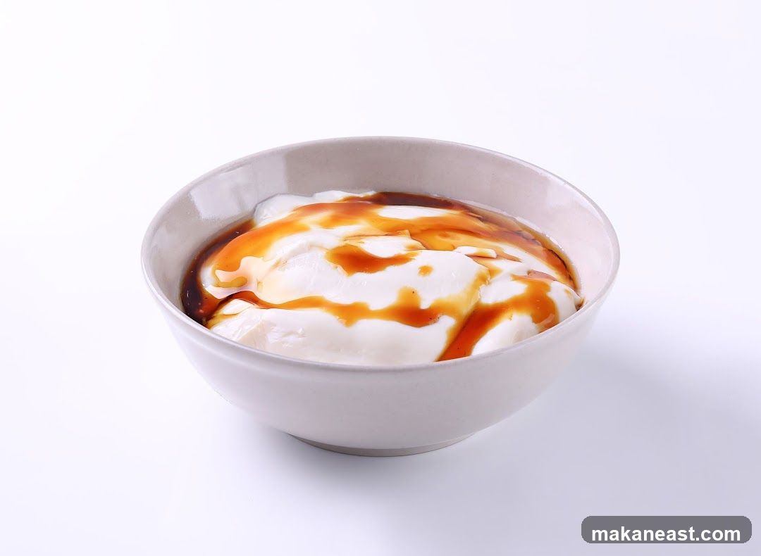Yogurt with Caramel Sauce