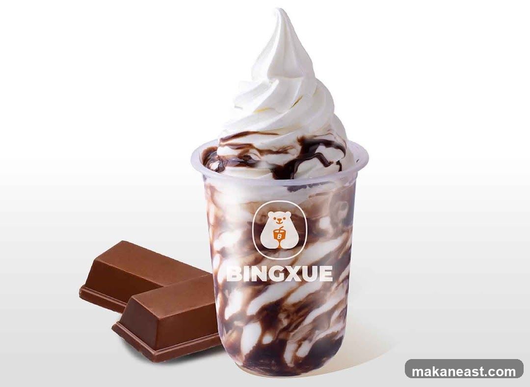 Chocolate Soft Serve Ice Cream