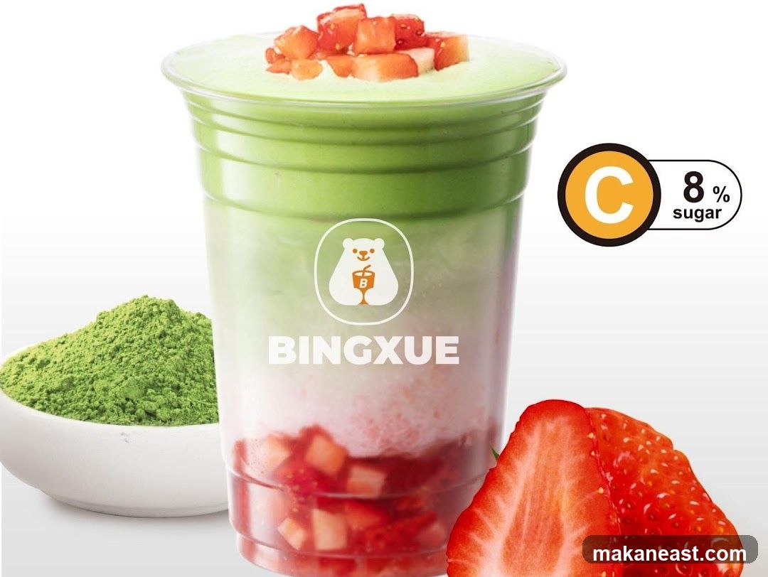Matcha Strawberry Drink