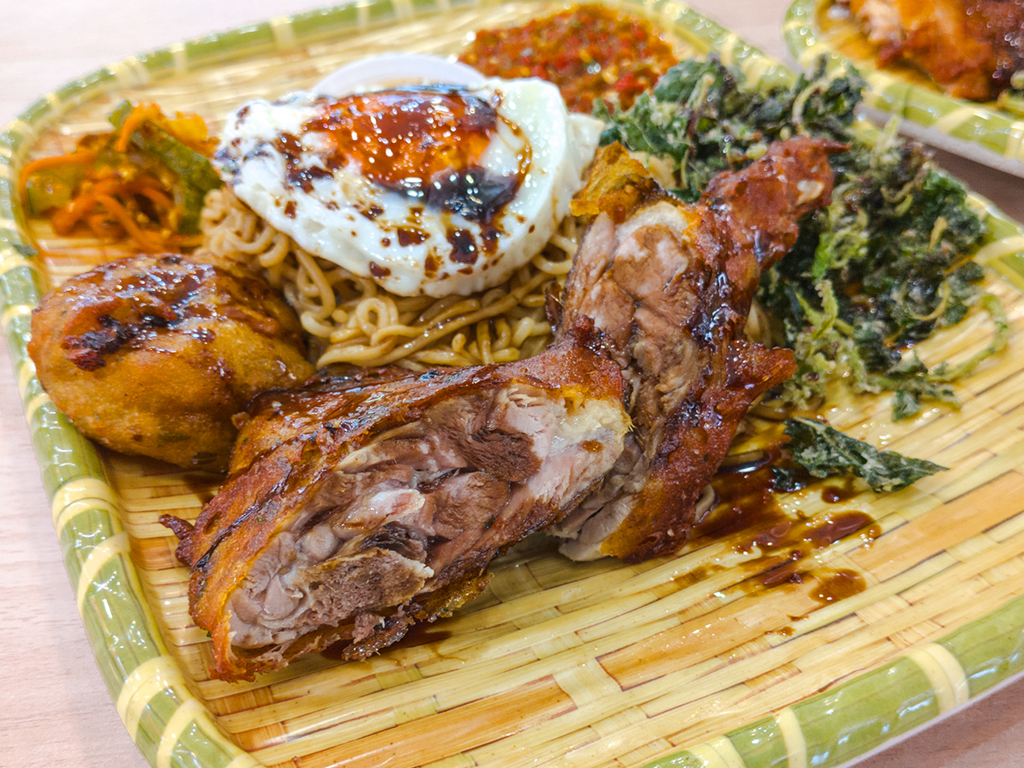 Duck confit berempah gepuk at Gepuk Guys Bedok North