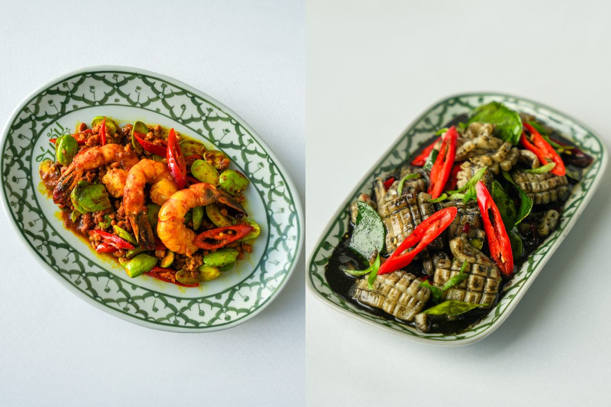 Im Qalb stir-fried petai prawns and squid in black ink sauce Tampines Mall