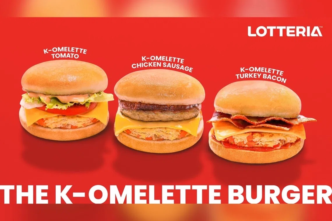 Lotteria at Jewel Changi Now Serves K-Omelette Breakfast and New Burgers