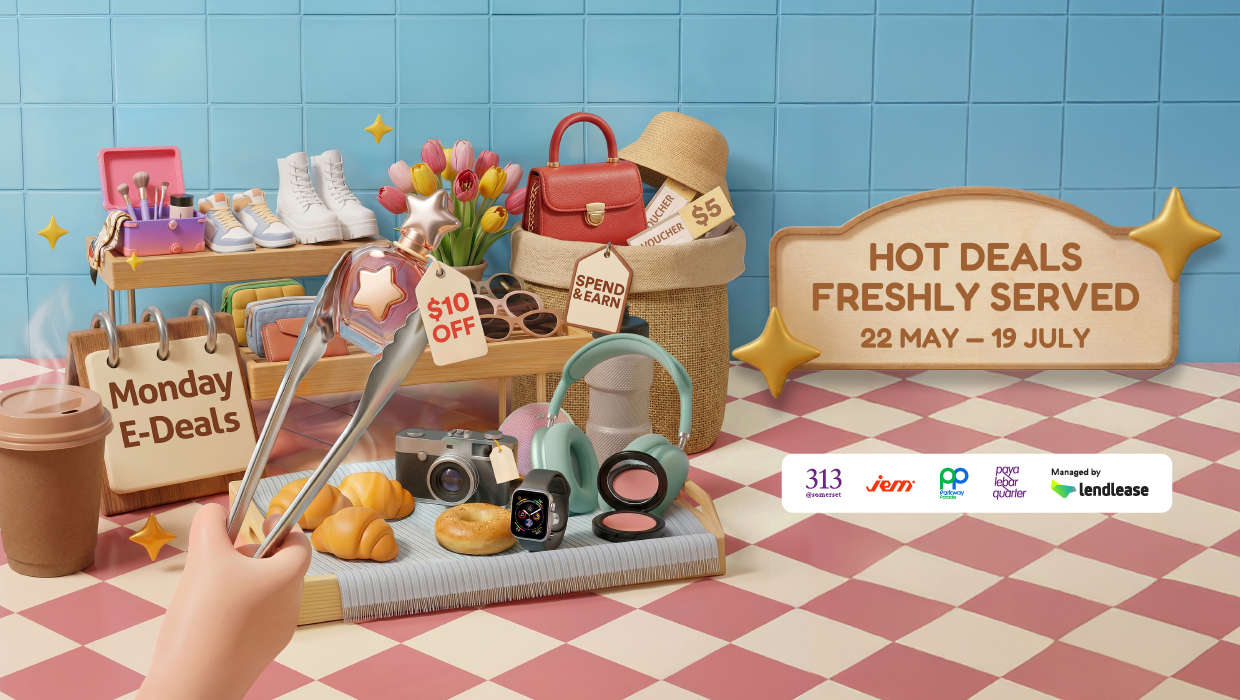 Parkway Parade Mid-Year Rewards and Three New Stores Before 19 July