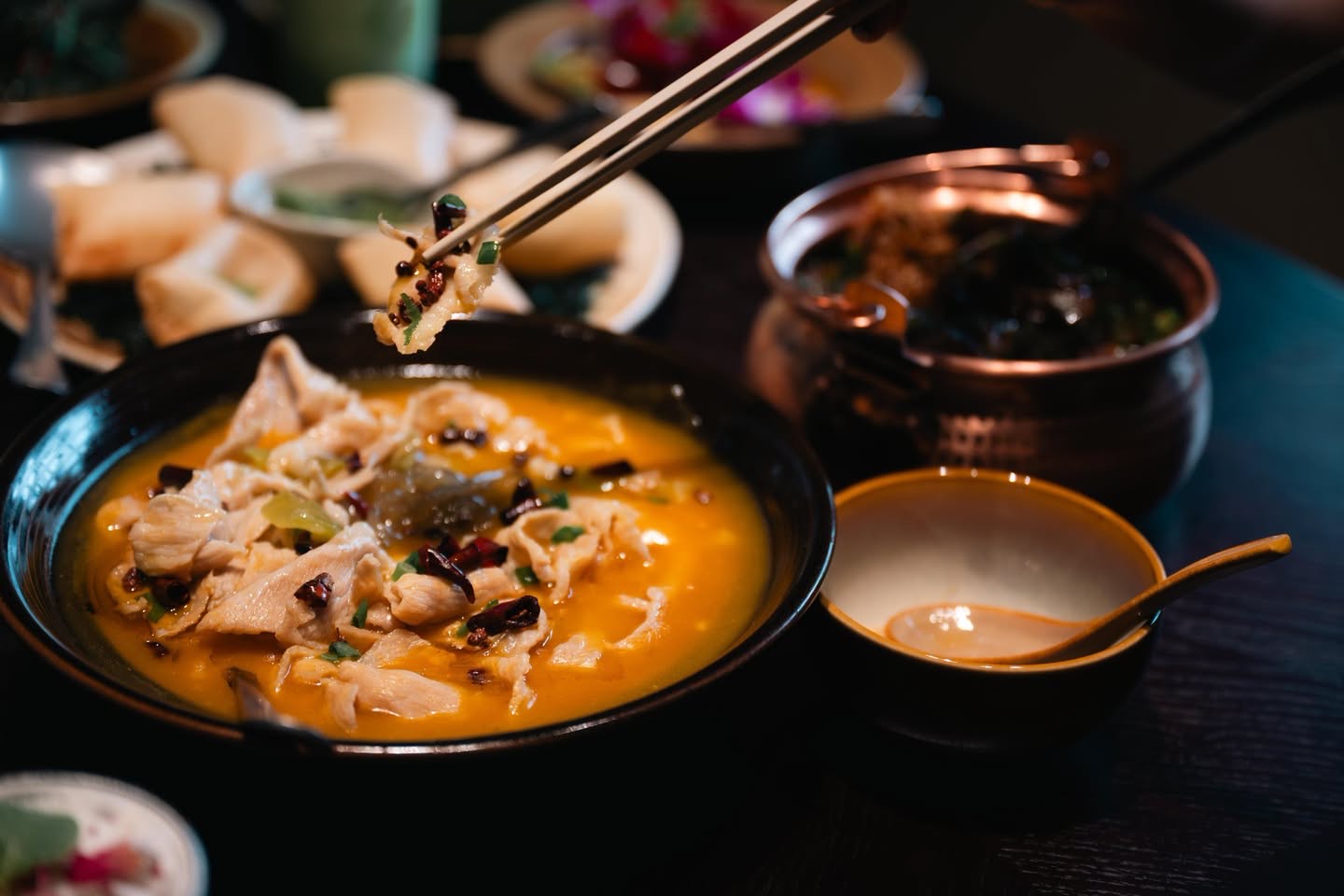 Wild pepper and wild fruit sour soup at Shan Li You Jewel Changi