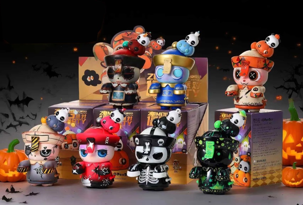 OPanDee Zombie Party blind box series at Tampines 1 Main Atrium